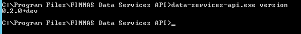 API Version Command